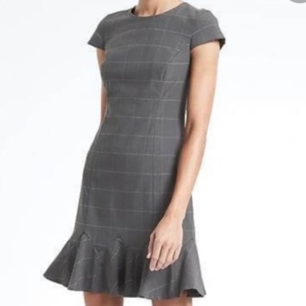 Banana republic godet dress